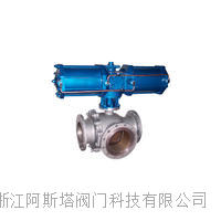 气动不锈钢三通球阀