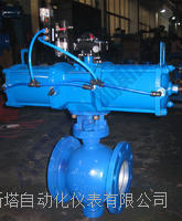 Q47FM大口径煤粉球阀  气动卸灰球阀 气动粉末球阀 卸灰阀门