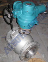 电动球阀，Q947型电动固定式球阀 电动球阀 固定式电动球阀